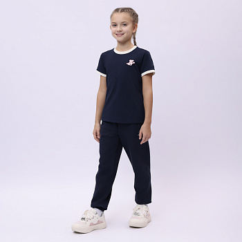 YHSU162-3 Футболка S/S темно-синяя